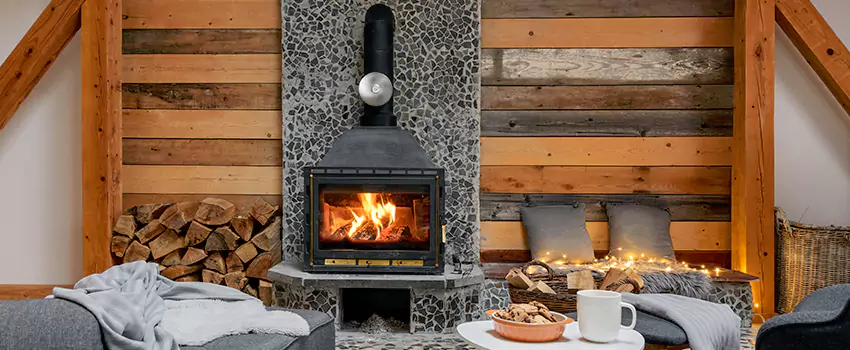 Thelin Hearth Products Direct Vent Gas Stove Fireplace Inspection in Lombard, Illinois